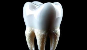 Черный рулонный фон - это счастье для презентации зубов в стоматологии
